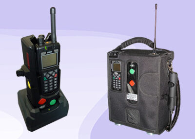 Radio equipment for shunting assistance in railway environments