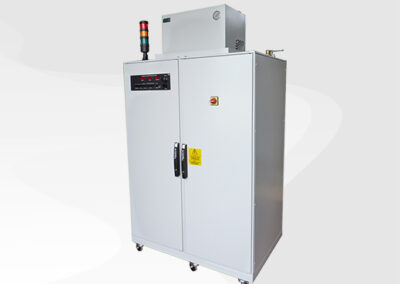 Production line control equipment for circuit breakers