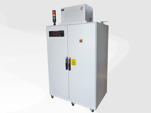 Production line control equipment for circuit breakers