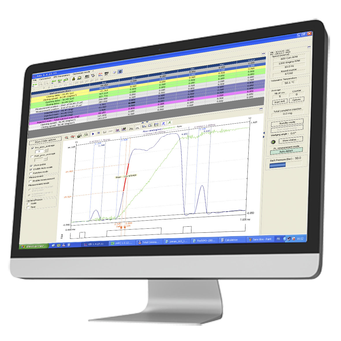 Débitmètre instantané liquide IFR 600